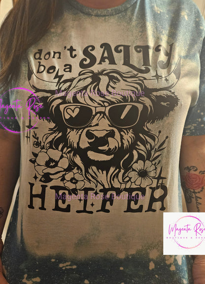 Dont be Salty Bleached T-shirt
