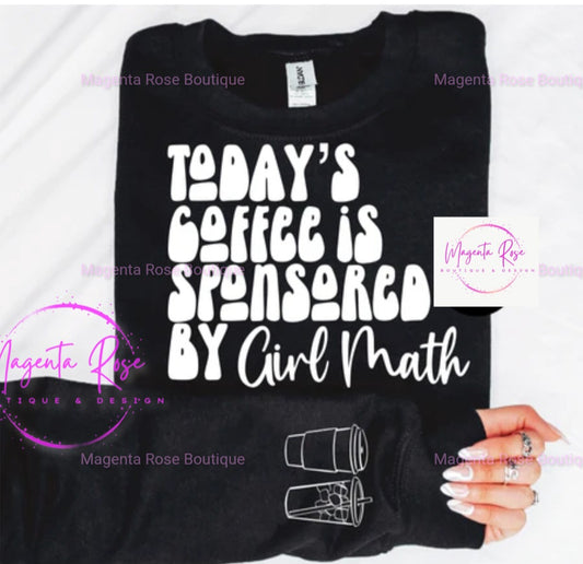 Girl Math Crewneck/with sleeve design